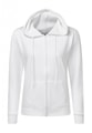 Dames Hooded Sweaters full zip SG29F wit